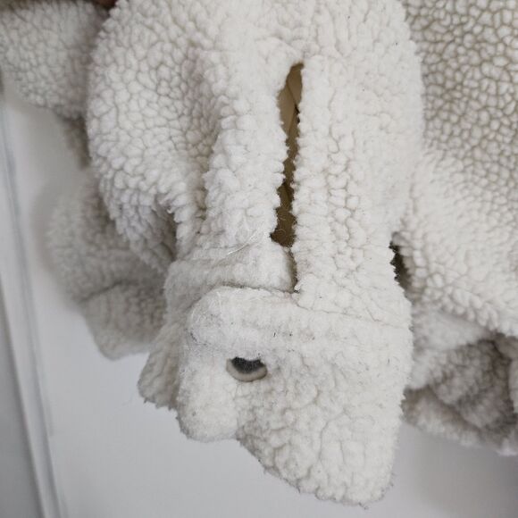 LPA x Revolve Quinn Pullover Jacket XXS Ivory Sherpa Quarter Zip Cozy - Picture 7 of 10